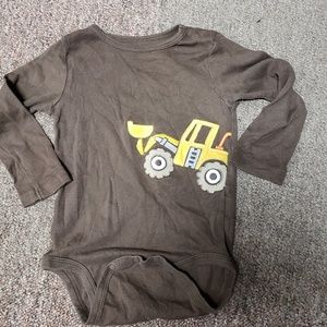 Boys brown 24 Mo onesie